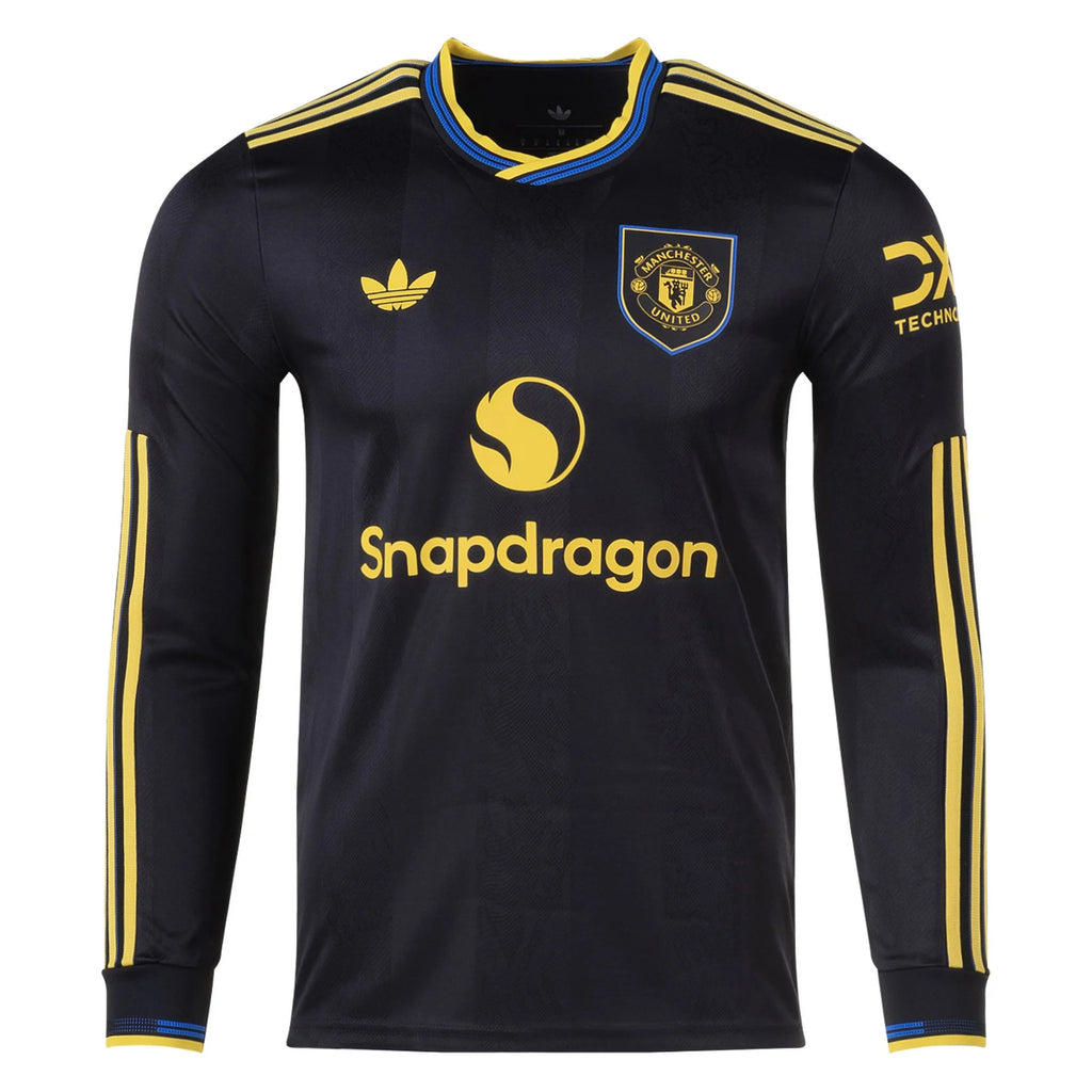 Authentic adidas Manchester United Long Sleeve Third Jersey 25/26
