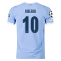 Authentic Puma Cherki Manchester City Home Jersey 25/26 UCL