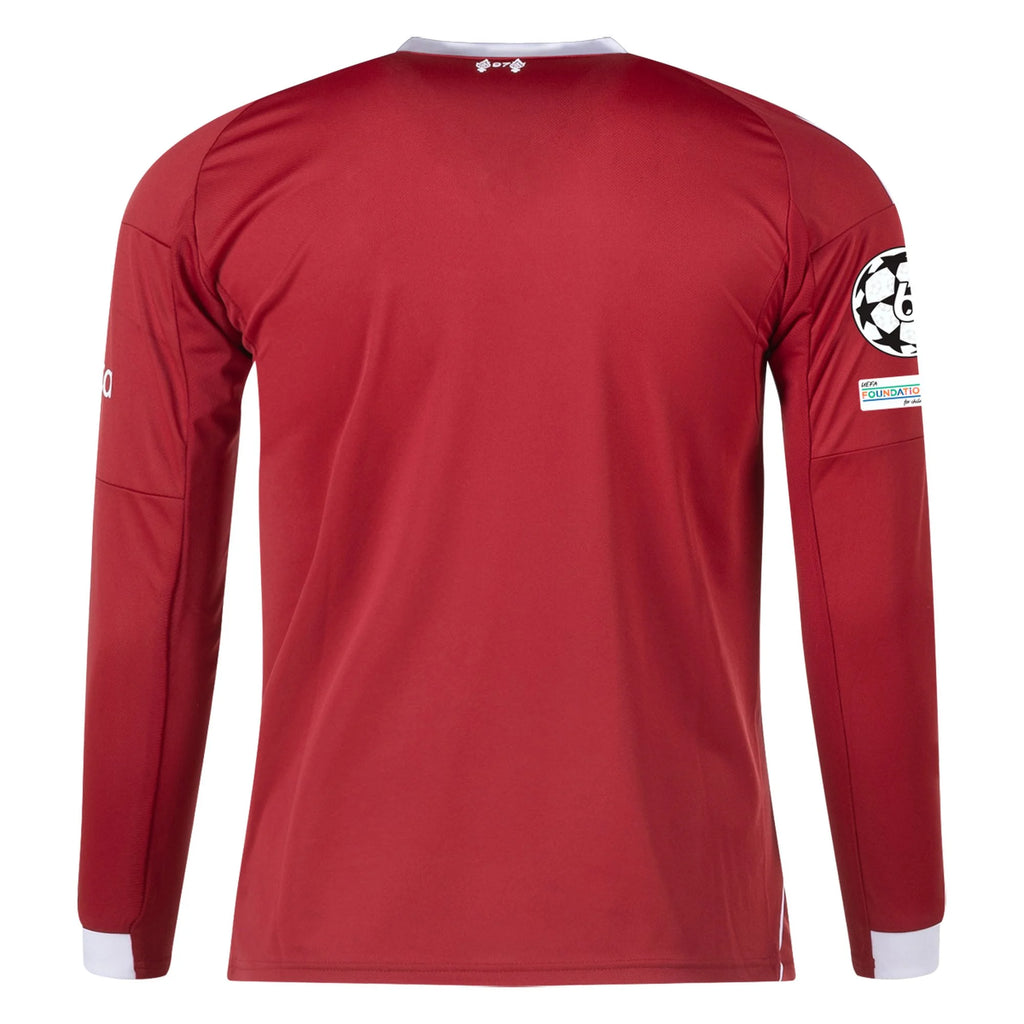 Replica adidas Liverpool Long Sleeve Home Jersey 25/26 UCL