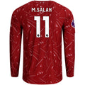 Authentic adidas M. Salah Liverpool Long Sleeve Home Jersey 26/27