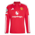 Authentic adidas Manchester United Long Sleeve Home Jersey 26/27