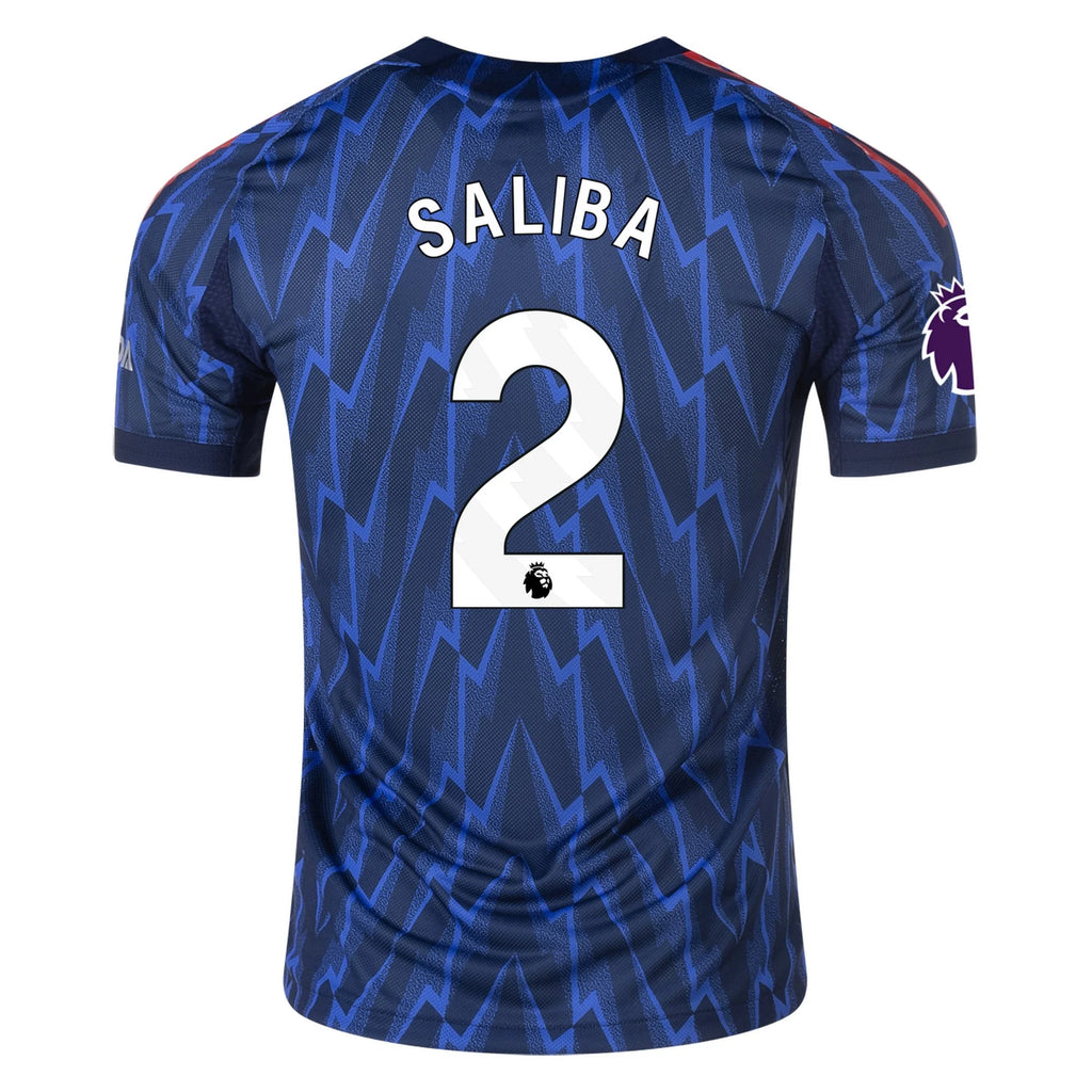 Authentic adidas Saliba Arsenal Away Jersey 25/26