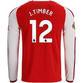 Replica adidas J. Timber Arsenal Long Sleeve Home Jersey 26/27