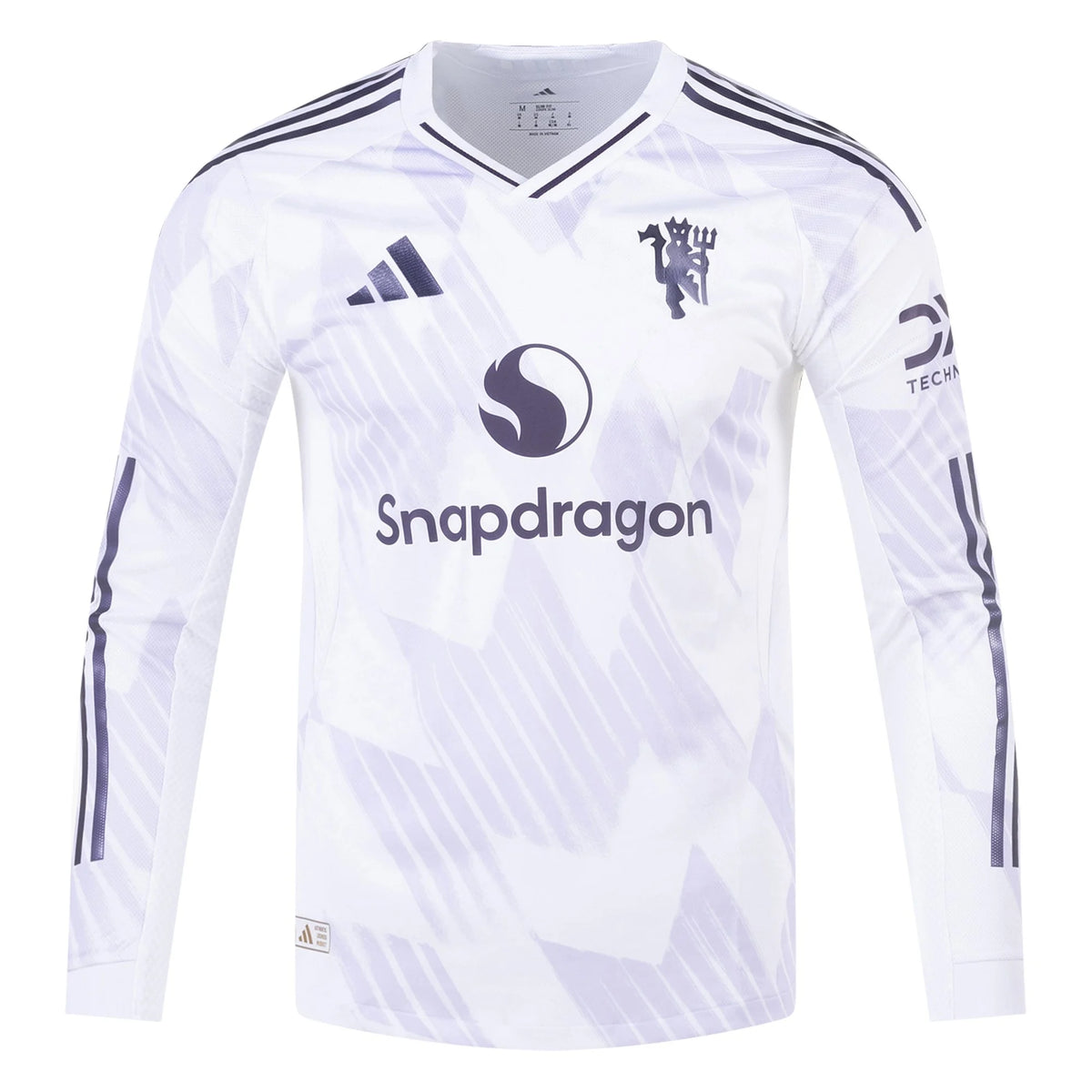 Authentic adidas Manchester United Long Sleeve Away Jersey 25/26