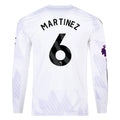 Replica adidas Martinez Manchester United Long Sleeve Away Jersey 25/26