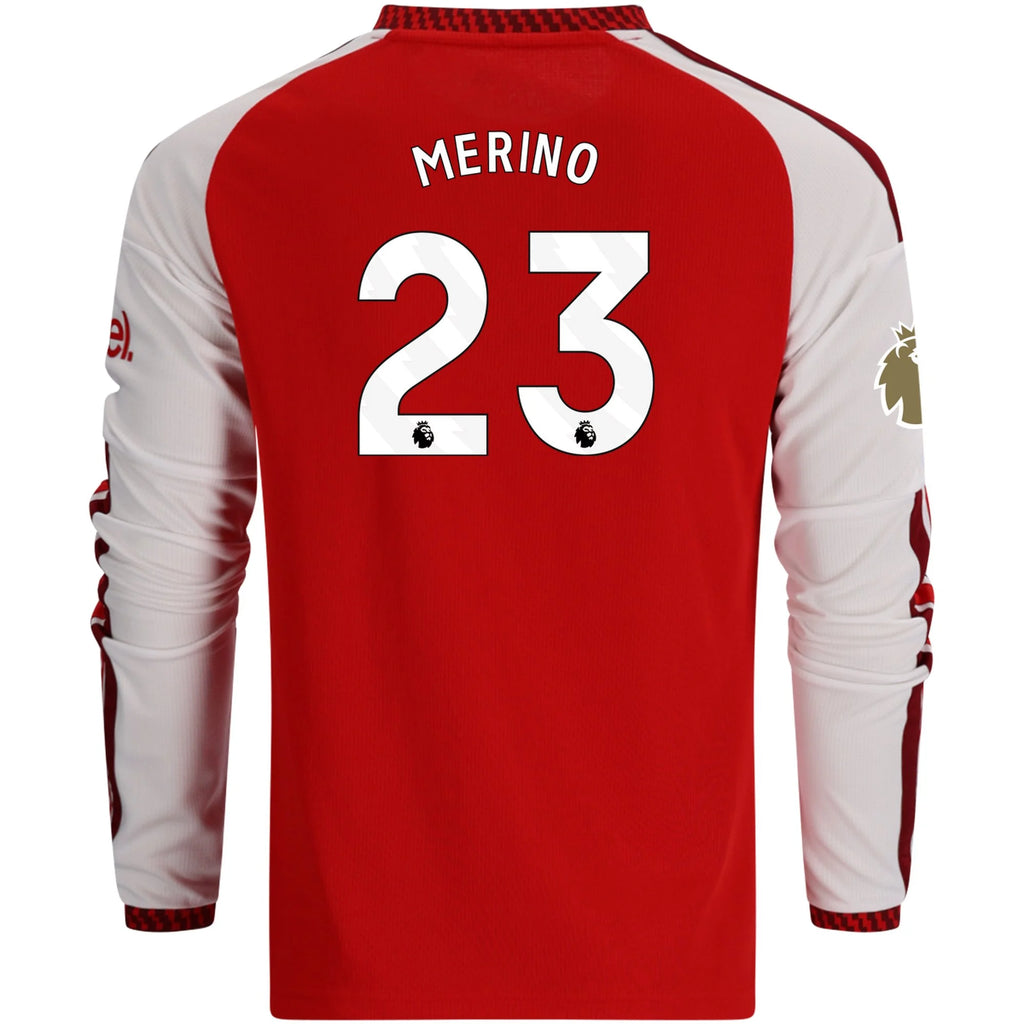 Replica adidas Merino Arsenal Long Sleeve Home Jersey 26/27