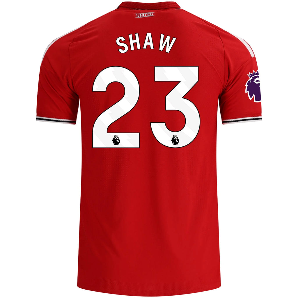 Authentic adidas Shaw Manchester United Home Jersey 26/27
