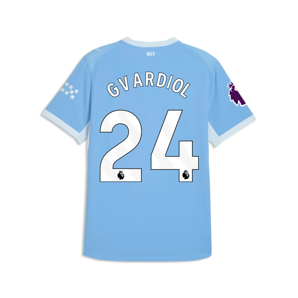 Authentic Puma Gavardiol Manchester City Home Jersey Gift Box 26/27