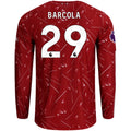 Authentic adidas Barcola Liverpool Long Sleeve Home Jersey 26/27