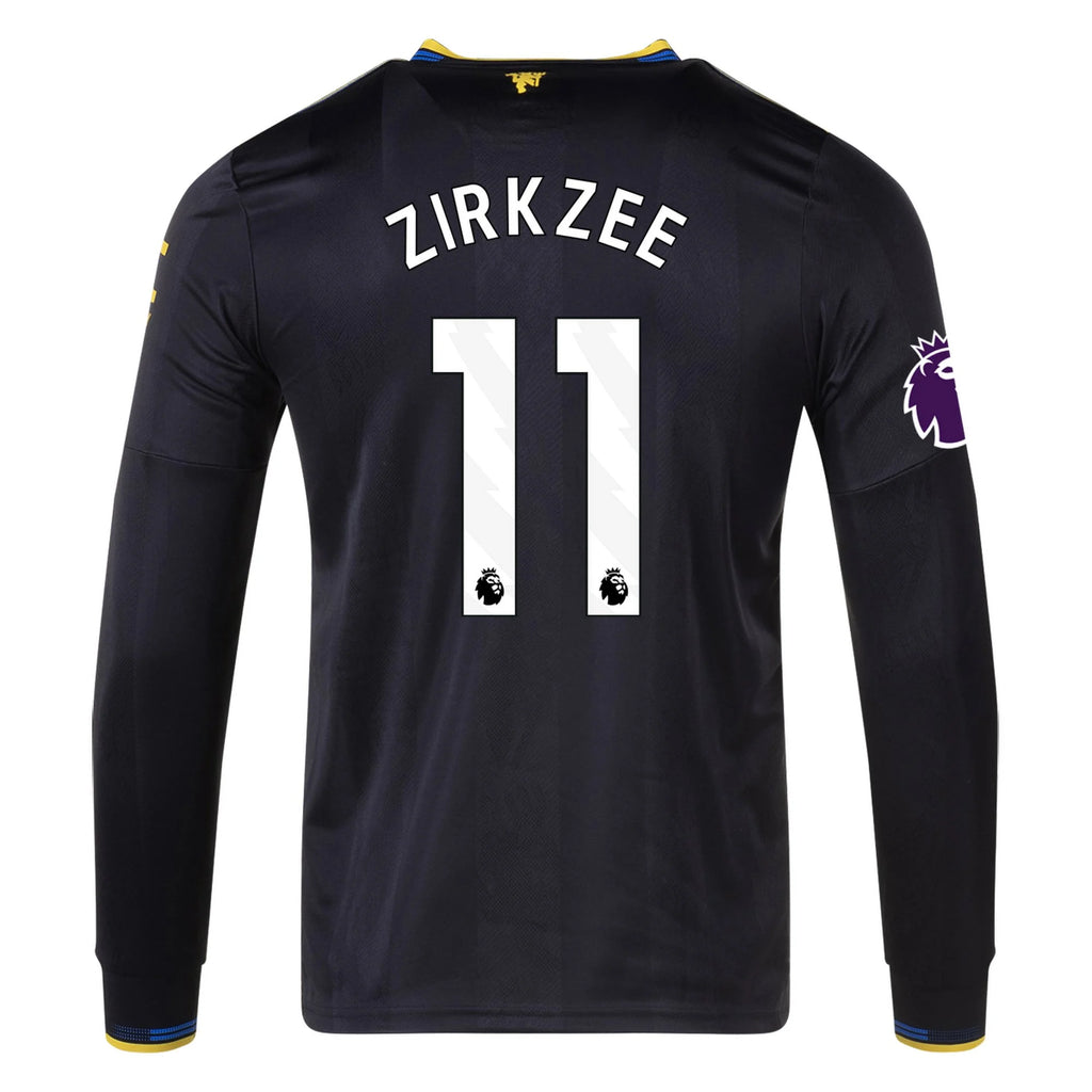 Authentic adidas Zirkzee Manchester United Long Sleeve Third Jersey 25/26