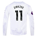 Authentic adidas Zirkzee Manchester United Long Sleeve Away Jersey 25/26