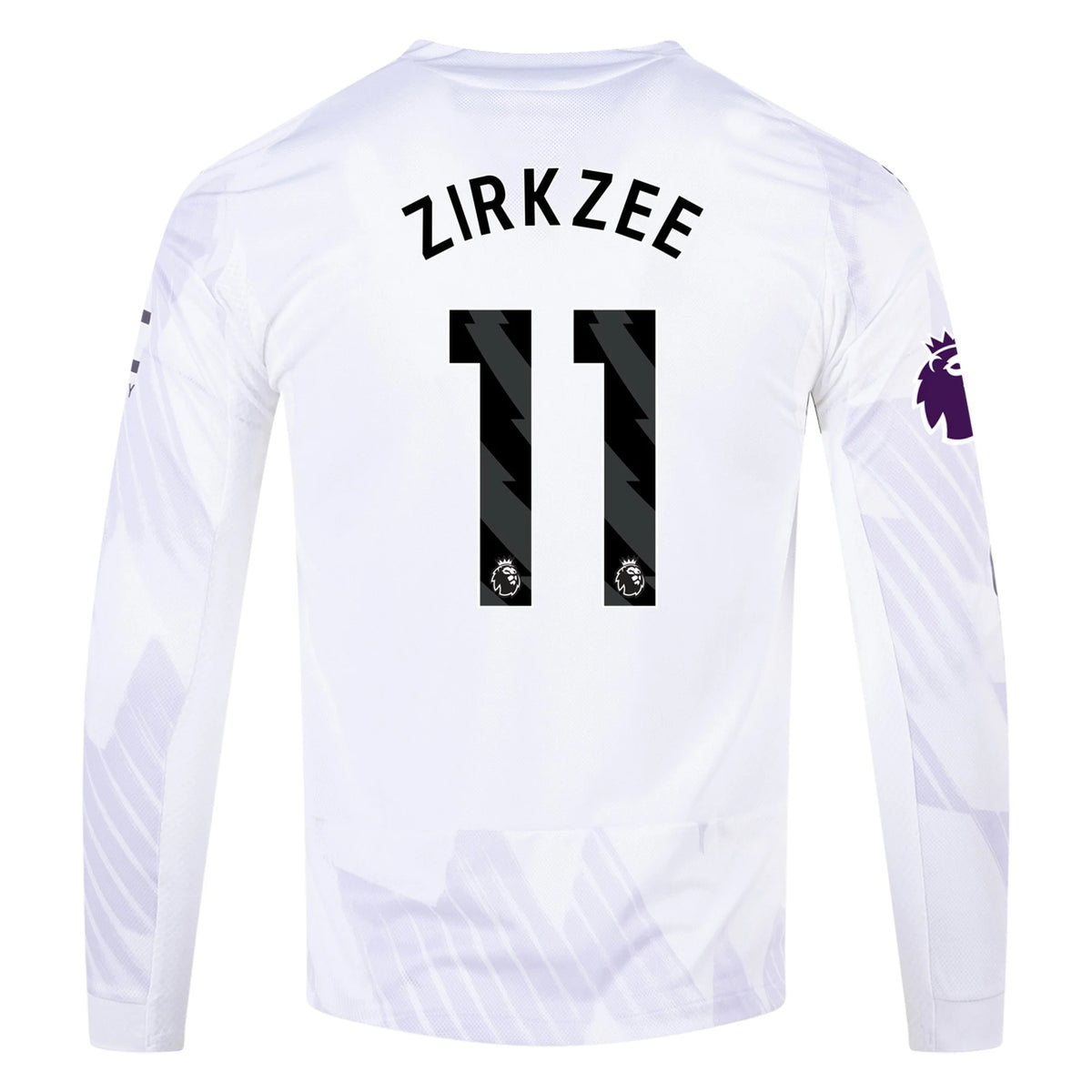 Authentic adidas Zirkzee Manchester United Long Sleeve Away Jersey 25/26