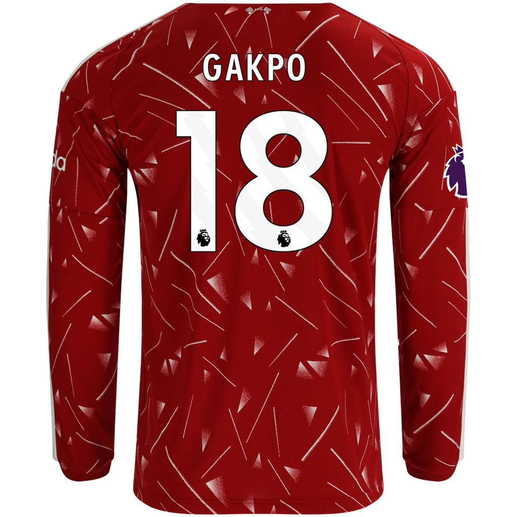 Replica adidas Gakpo Liverpool Long Sleeve Home Jersey 26/27