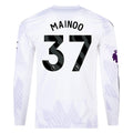 Replica adidas Mainoo Manchester United Long Sleeve Away Jersey 25/26