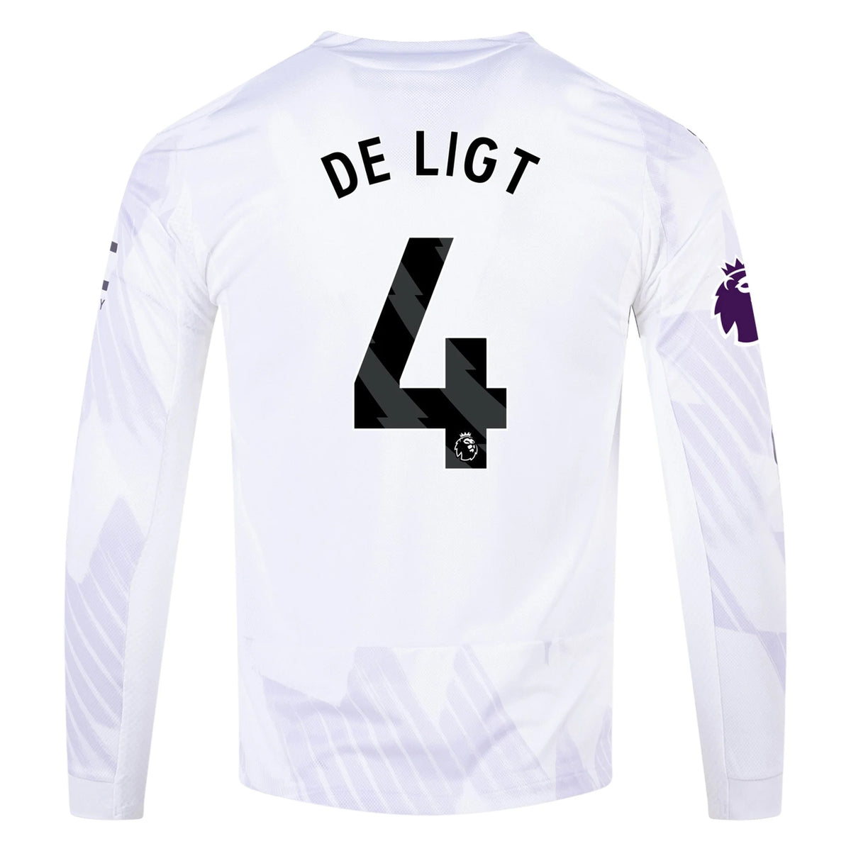 Authentic adidas De Ligt Manchester United Long Sleeve Away Jersey 25/26