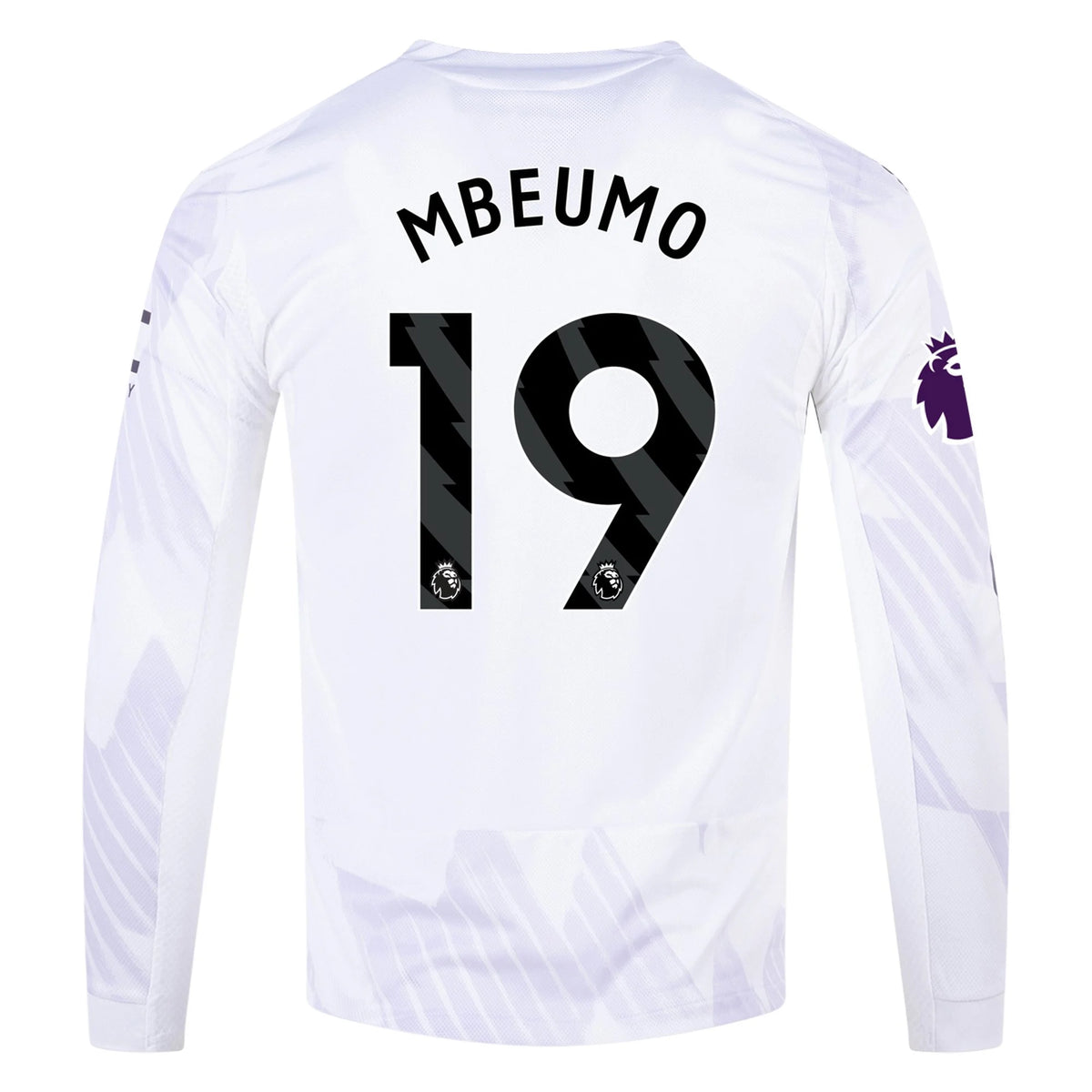 Authentic adidas Mbeumo Manchester United Long Sleeve Away Jersey 25/26