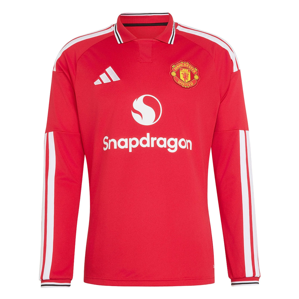 Authentic adidas Manchester United Long Sleeve Home Jersey 26/27