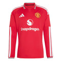 Authentic adidas Manchester United Long Sleeve Home Jersey 26/27