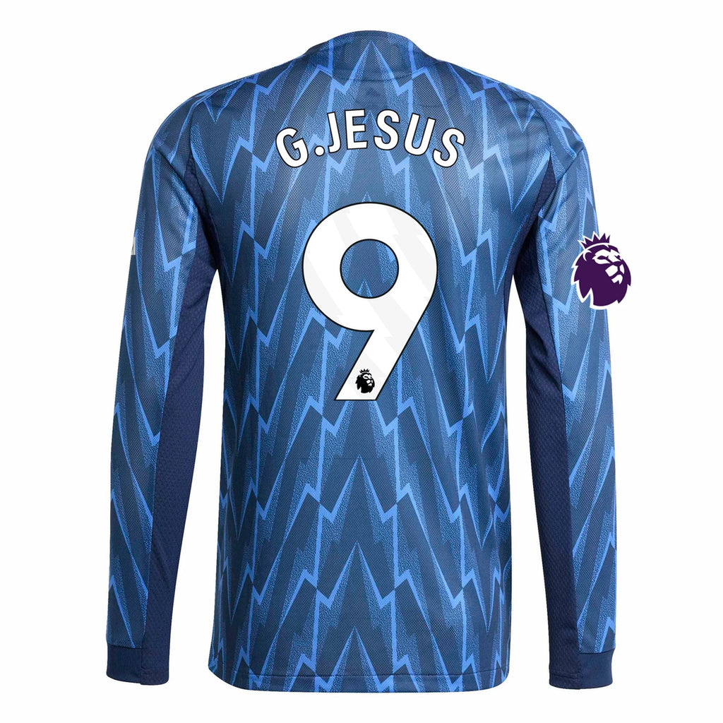 Authentic adidas G. Jesus Arsenal Long Sleeve Away Jersey 25/26