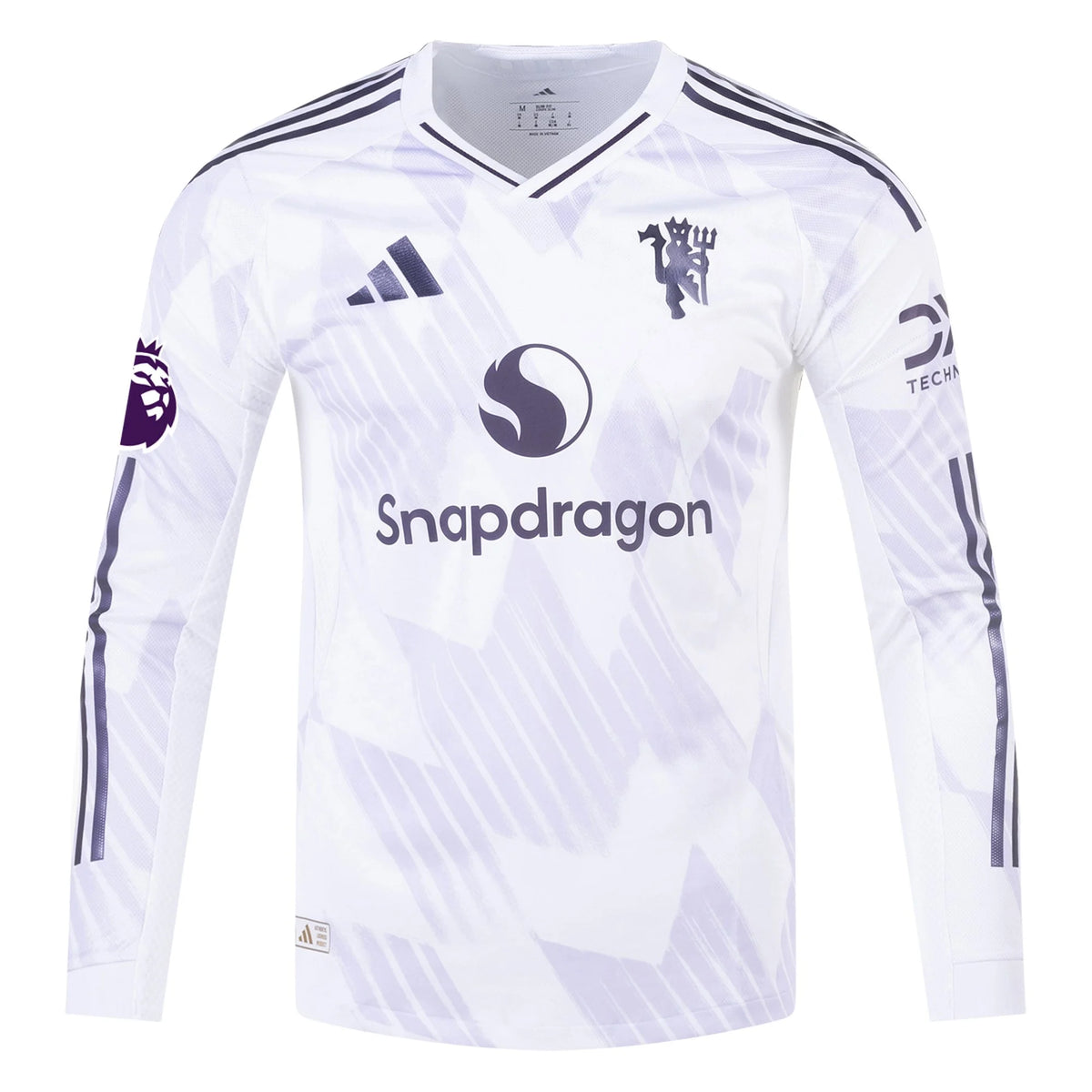 Authentic adidas De Ligt Manchester United Long Sleeve Away Jersey 25/26