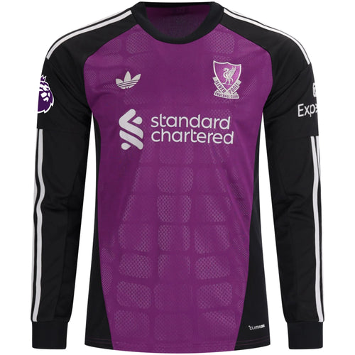 adidas A. Becker Liverpool Long Sleeve Away Goalkeeper Jersey 26/27