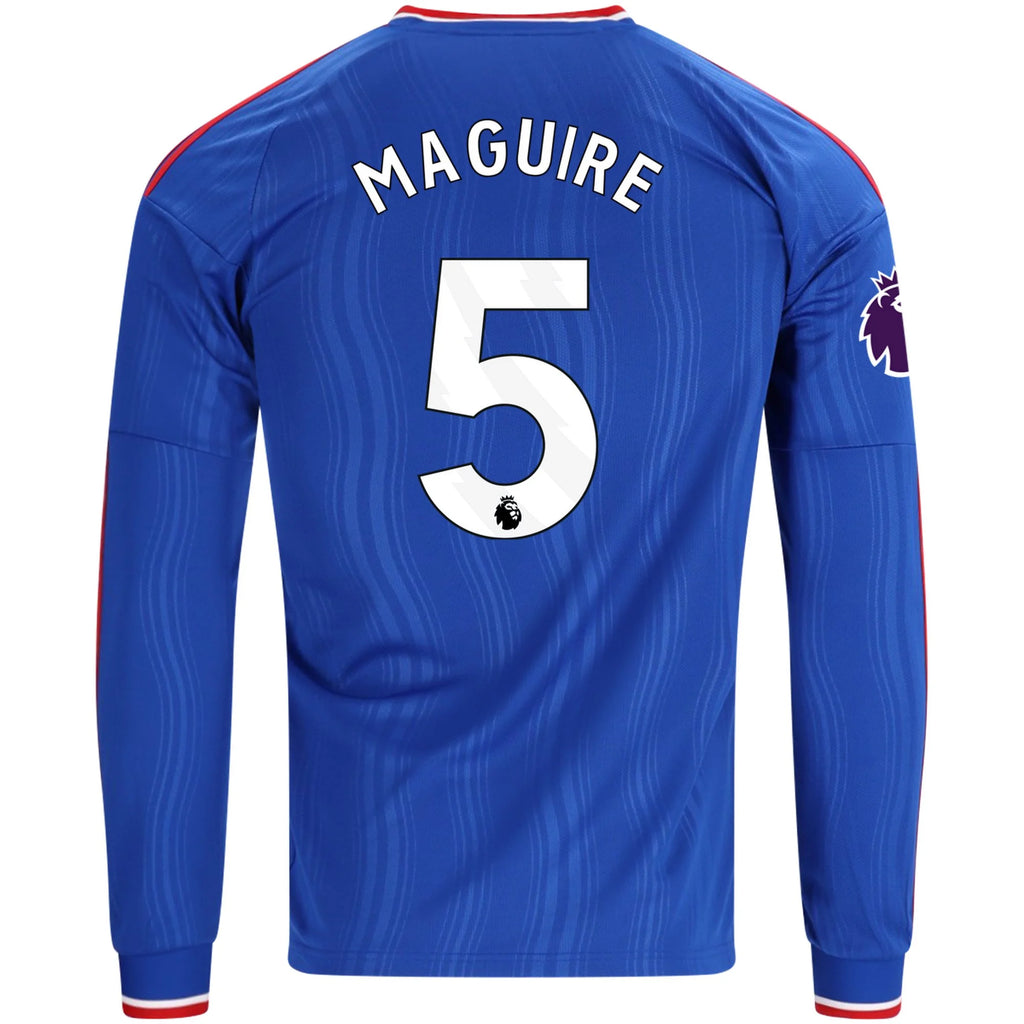 Replica adidas Maguire Manchester United Long Sleeve Away Jersey 26/27