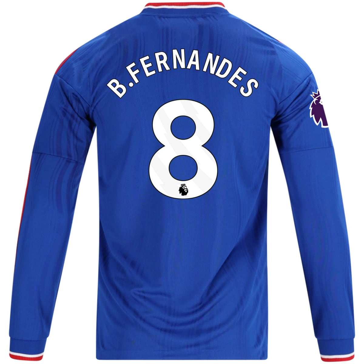 Authentic adidas B. Fernandes Manchester United Long Sleeve Away Jersey 26/27