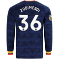 Authentic adidas Zubimendi Arsenal Long Sleeve Away Jersey 26/27