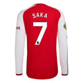 Authentic adidas Saka Arsenal Long Sleeve Home Jersey 26/27