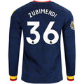 Replica adidas Zubimendi Arsenal Long Sleeve Away Jersey 26/27