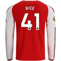 Replica adidas Rice Arsenal Long Sleeve Home Jersey 26/27