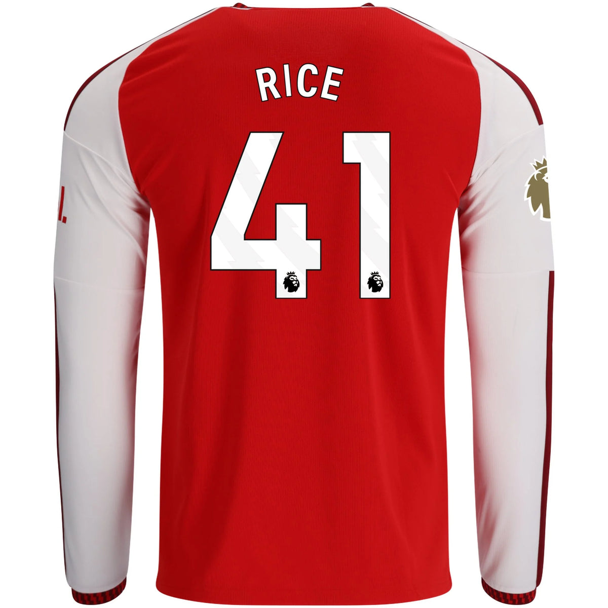 Replica adidas Rice Arsenal Long Sleeve Home Jersey 26/27
