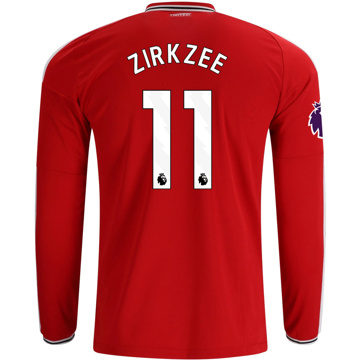 Replica adidas Zirkzee Manchester United Long Sleeve Home Jersey 26/27