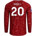 Authentic adidas Diogo J. Liverpool Long Sleeve Home Jersey 26/27