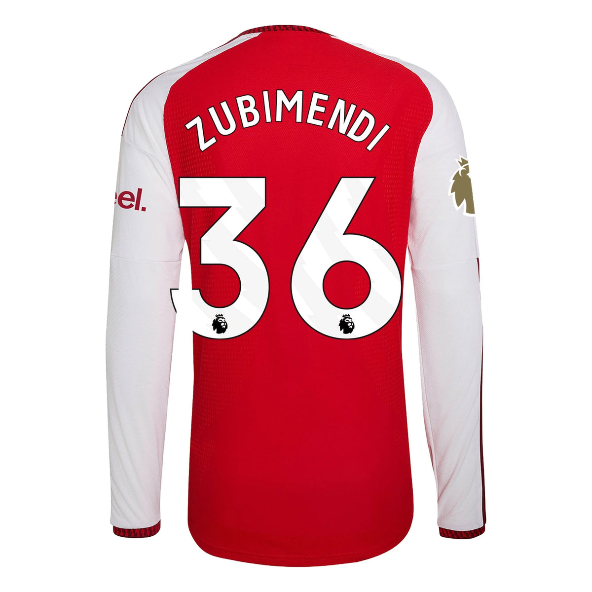 Authentic adidas Zubimendi Arsenal Long Sleeve Home Jersey 26/27