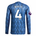 Authentic adidas White Arsenal Long Sleeve Away Jersey 25/26