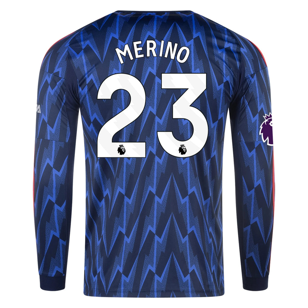 Replica adidas Merino Arsenal Long Sleeve Away Jersey 25/26