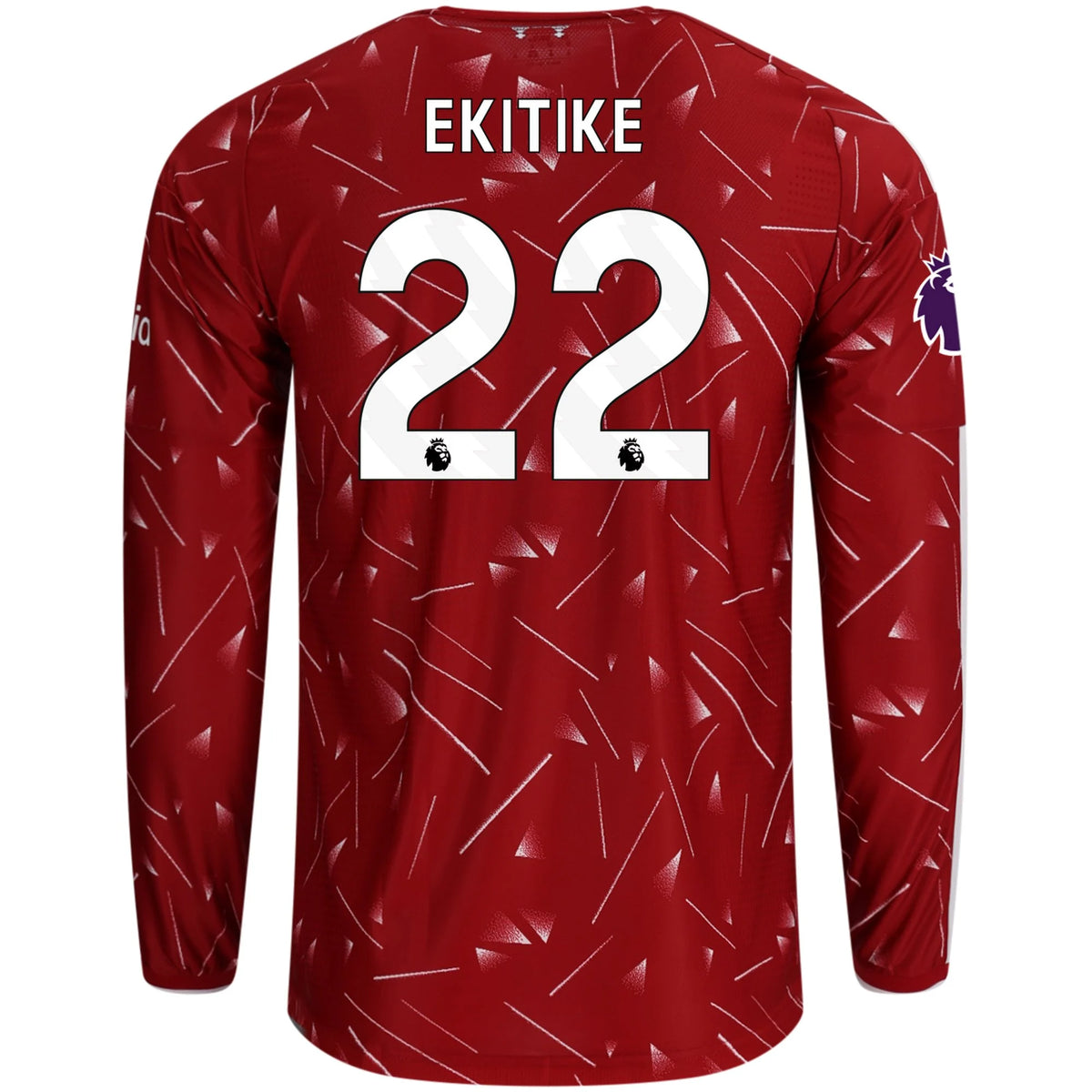 Authentic adidas Ekitike Liverpool Long Sleeve Home Jersey 26/27