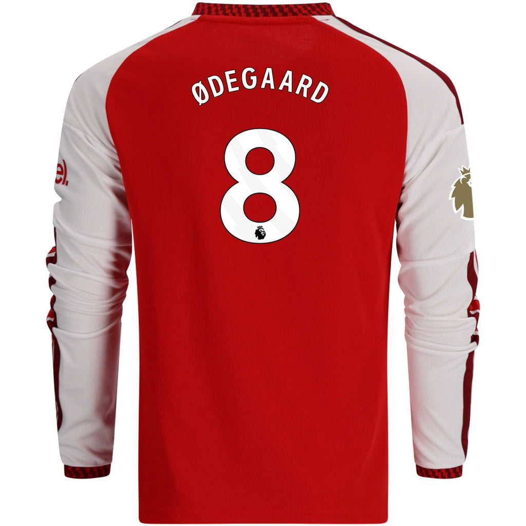 Replica adidas Odegaard Arsenal Long Sleeve Home Jersey 26/27