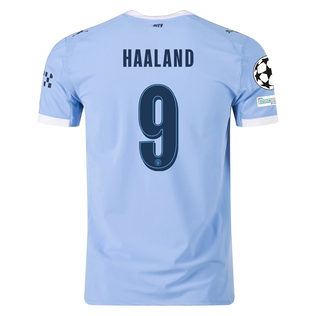 Authentic Puma Haaland Manchester City Home Jersey 25/26 UCL