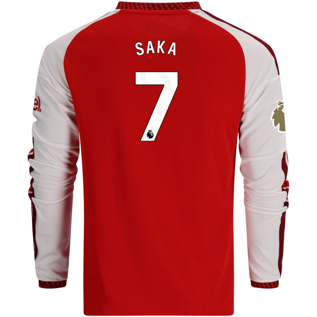 Replica adidas Saka Arsenal Long Sleeve Home Jersey 26/27