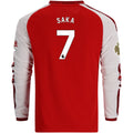 Replica adidas Saka Arsenal Long Sleeve Home Jersey 26/27