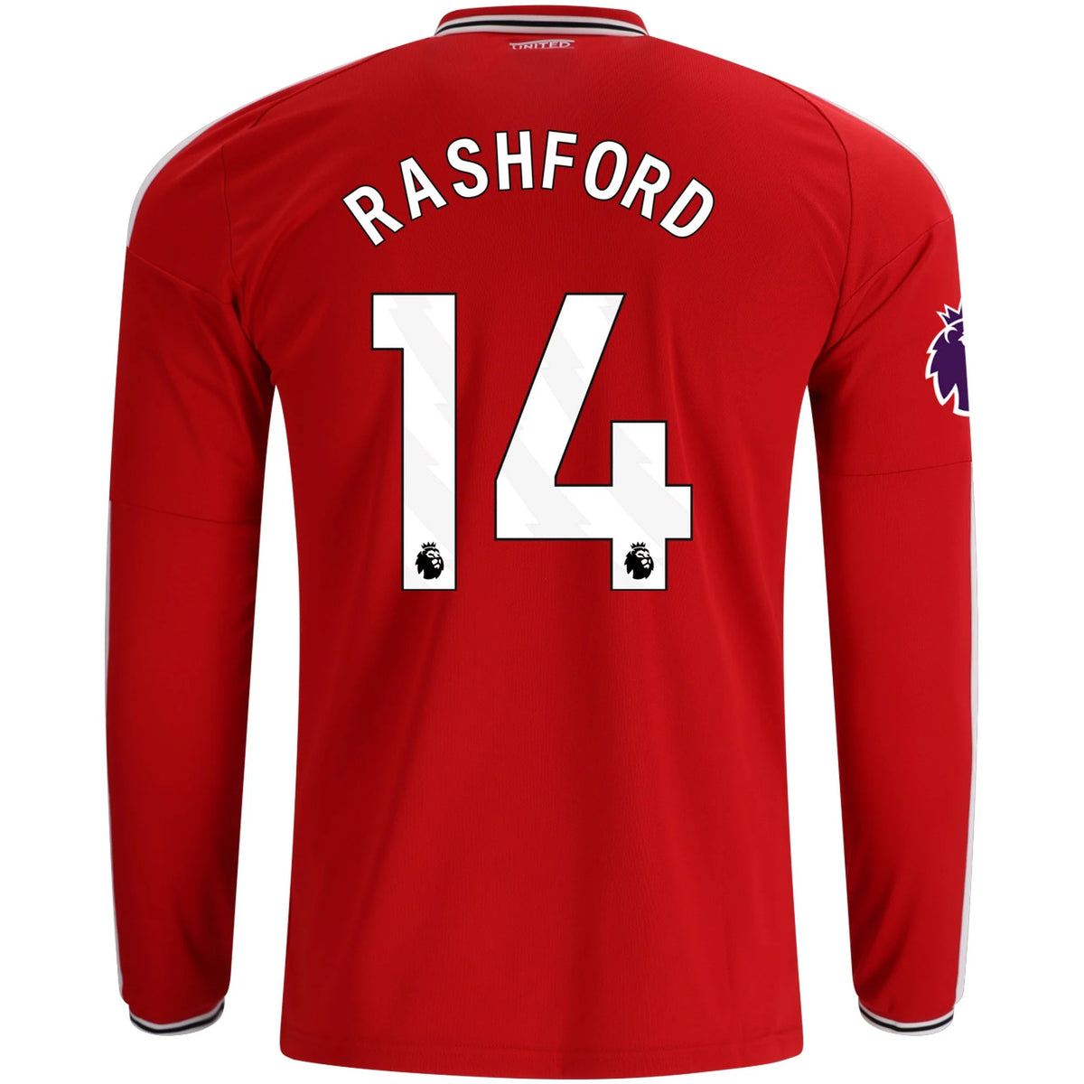Replica adidas Rashford Manchester United Long Sleeve Home Jersey 26/27