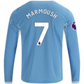 Replica Puma Marmoush Manchester City Long Sleeve Home Jersey 26/27