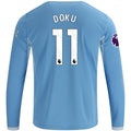 Replica Puma Doku Manchester City Long Sleeve Home Jersey 26/27