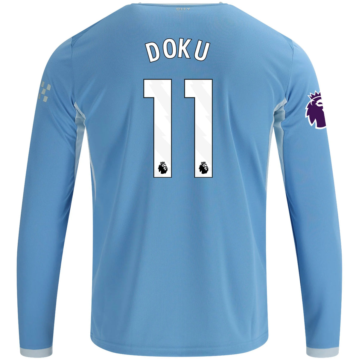 Replica Puma Doku Manchester City Long Sleeve Home Jersey 26/27
