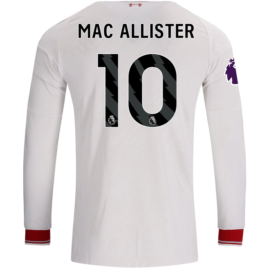Authentic adidas Mac Allister Liverpool Long Sleeve Away Jersey 26/27
