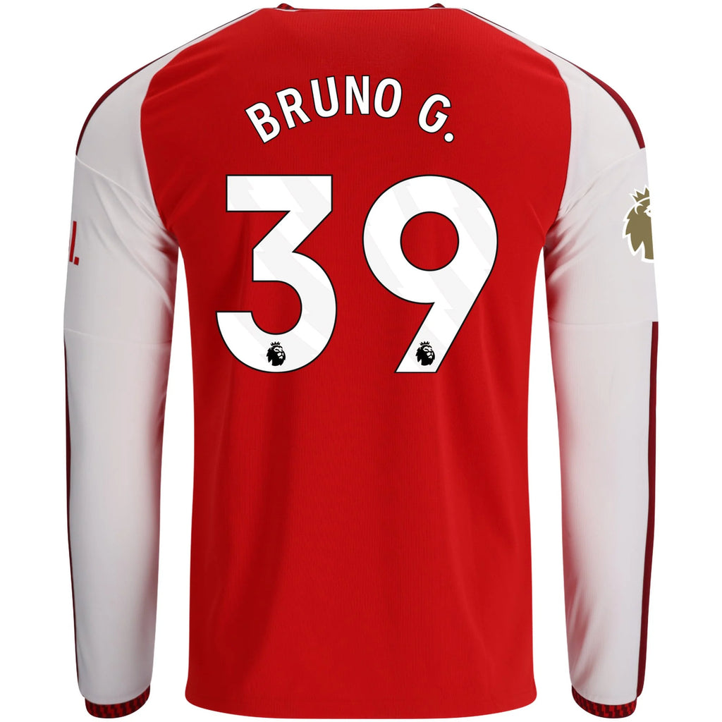 Replica adidas Bruno G. Arsenal Long Sleeve Home Jersey 26/27