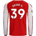 Replica adidas Bruno G. Arsenal Long Sleeve Home Jersey 26/27