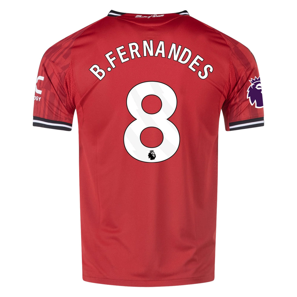 Authentic adidas B. Fernandes Manchester United Home Jersey 25/26